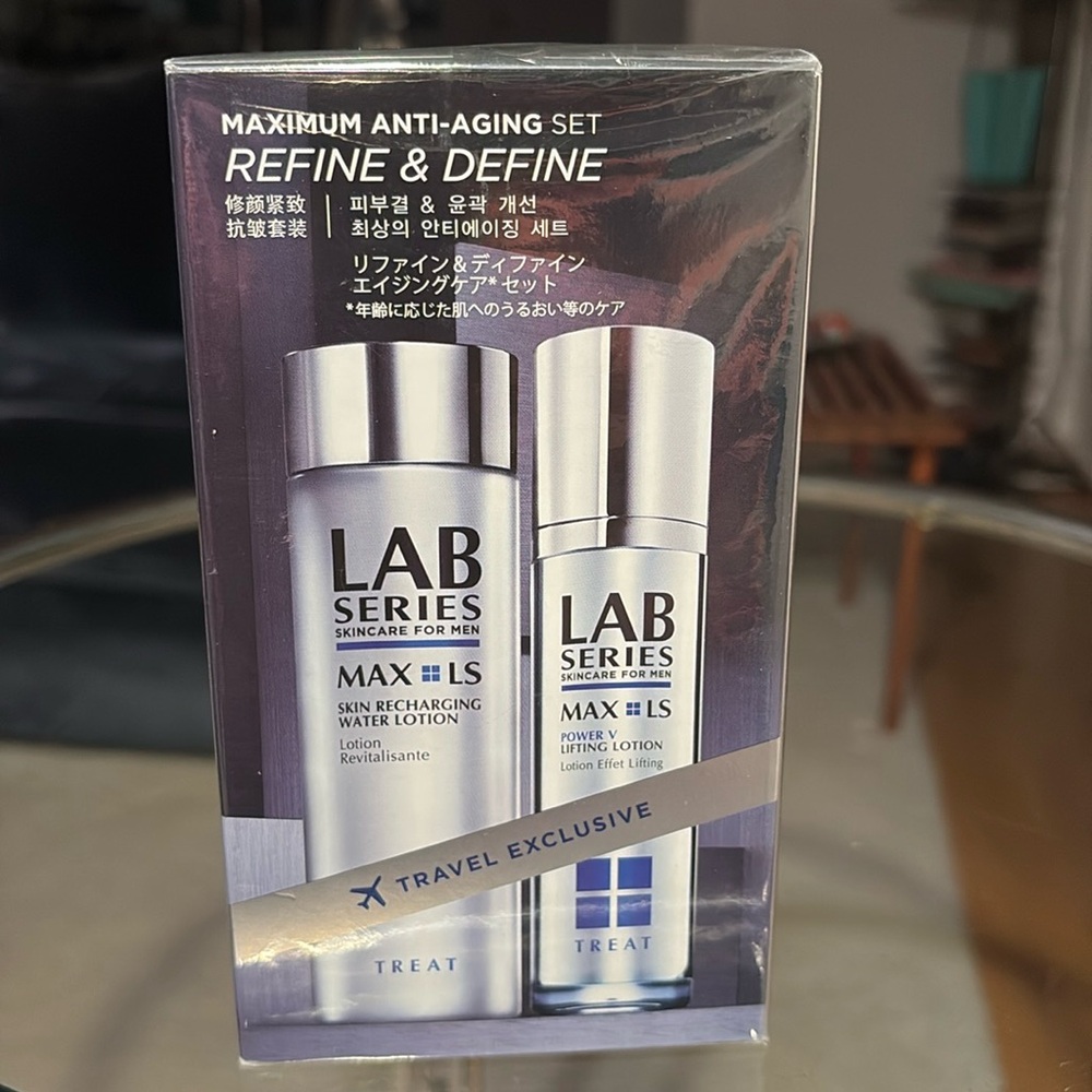 NWT Lab Series Skincare For Men Max LS Anti-Aging Set